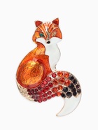 УЦЕНКА Брошь «Лисица», цветная в золоте 10986572