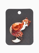 УЦЕНКА Брошь «Лисица», цветная в золоте 10986572