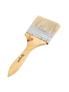 УЦЕНКА Кисть плоская ТУНДРА, смешанная щетина, деревянная рукоятка, 3", 75 мм - Фото 3