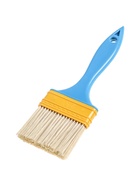 УЦЕНКА Кисть плоская ЛОМ промо, искусственная щетина, пластиковая рукоятка, 2.5", 63 мм - Фото 1