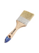 УЦЕНКА Кисть плоская ТУНДРА, натуральная щетина, деревянная рукоятка, 2.5", 63 мм - Фото 3