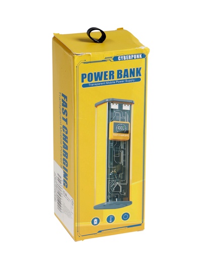 УЦЕНКА Внешний аккумулятор CRR-29, 20000 мАч, 2USB, 3А, дисплей, быстрая зарядка, серый