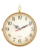 УЦЕНКА Часы настенные двусторонние «Финетти», на подвесе, d=21.5 см, 28×29.5 см - Фото 5