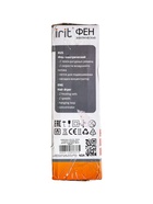 УЦЕНКА Фен Irit IR-3103, 1500 Вт, 2 скорости, 2 температурных режима, концентратор, чёрный - Фото 5