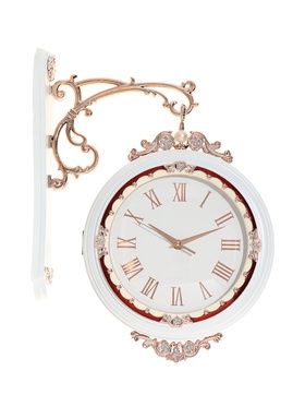 {{photo.Alt || photo.Description || 'УЦЕНКА Часы настенные двусторонние, на подвесе, плавный ход, 36×32 см, d=27 см, циферблат 19 см 91'}}