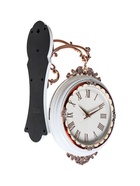 УЦЕНКА Часы настенные двусторонние, на подвесе, плавный ход, 36×32 см, d=27 см, циферблат 19 см 91 10986638