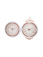 УЦЕНКА Часы настенные двусторонние, на подвесе, плавный ход, 36×32 см, d=27 см, циферблат 19 см 91 10986638