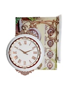 УЦЕНКА Часы настенные двусторонние, на подвесе, плавный ход, 36×32 см, d=27 см, циферблат 19 см 91 10986638