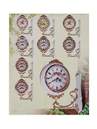 УЦЕНКА Часы настенные двусторонние, на подвесе, плавный ход, 36×32 см, d=27 см, циферблат 19 см 91 10986638