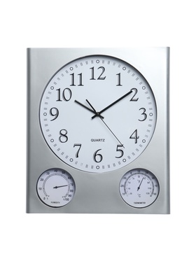 {{photo.Alt || photo.Description || 'УЦЕНКА Часы настенные интерьерные «Верность», d=32.5 см, термометр, гигрометр, дискретный ход'}}