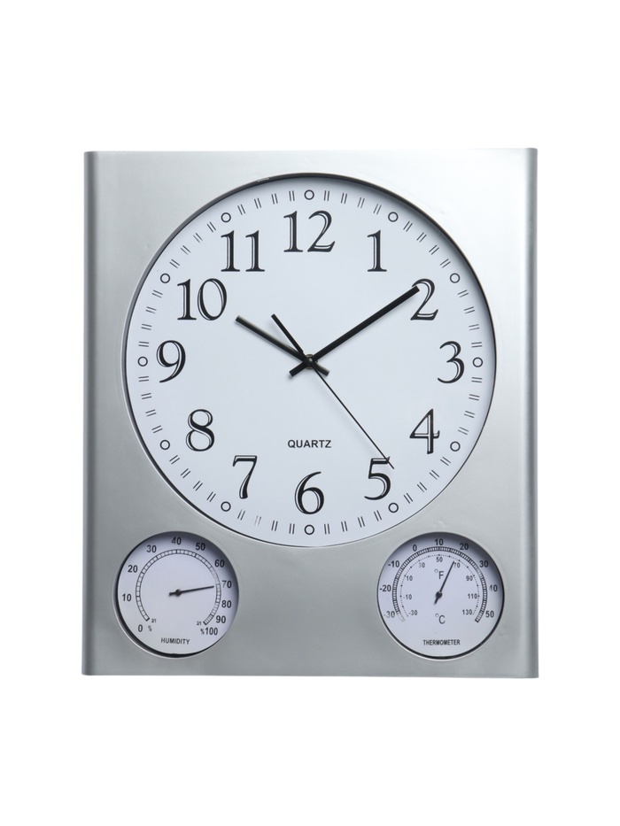 УЦЕНКА Часы настенные интерьерные «Верность», d=32.5 см, термометр, гигрометр, дискретный ход - Фото 1