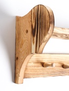 УЦЕНКА Полка вешалка большая, обожжённая, 6 крючков, 72×23×17 см - Фото 4