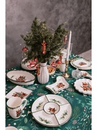 УЦЕНКА Тарелка для сервировки «Сказки зимнего леса», 20×15.5×3 см, доломит 10986643