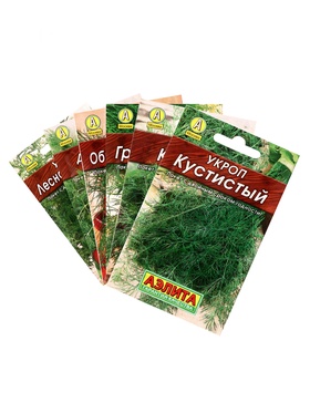 Набор Семена укропа, набор из 6-ти сортов, 12 гр. семян (1650669244) ОЗ