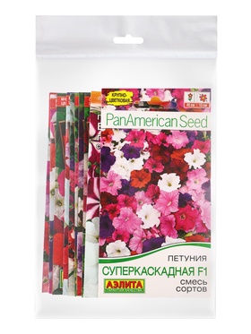 Набор семян цветов Петунии ампельной каскадной
