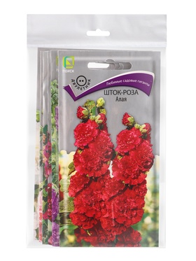 Набор семян Мальва, шток-роза махровая садовая  (артикул 10947285)  большой выбор товаров оптом и в розницу по низким ценам с доставкой