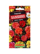 Набор Семена цветов Георгины махровая низкорослая (238760048) ВБ - фото 809462020