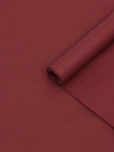 Бумага упаковочная крафт, двусторонняя, винный, 0.68×10±5% м