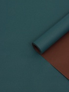 Бумага упаковочная крафт, двусторонняя, кофейный, изумрудный, 0.68×10±5% м - фото 68977262