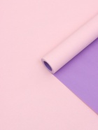 Бумага упаковочная крафт, двусторонняя, розовый, фиолетовый, 0.68×10±5% м - фото 68977265