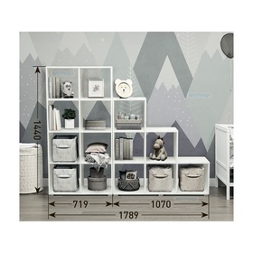 Модульная система «Радуга–3», комплект 2 предмета, вертикальное расположение, 1789×1440 мм, цвет белый