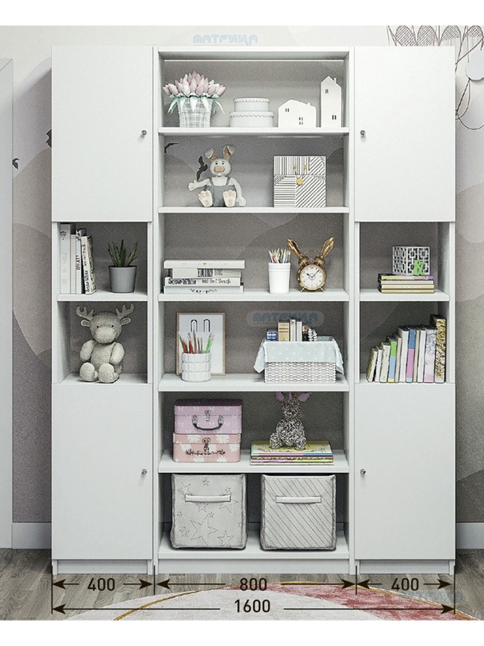 Модульная система «Радуга–5», комплект 3 предмета, 1600 мм, цвет белый - Фото 1