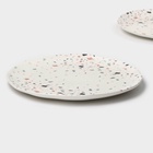 УЦЕНКА Тарелки Magistro Terazzo, d=27 см, набор 2 шт., фарфор, белые 10986779