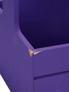 УЦЕНКА Набор кашпо деревянных 3 в 1 (29×18×33; 25×15×30; 21×12×23) «Аром», Фиолетовый - Фото 5