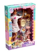 УЦЕНКА Кукла модель «Ветеринар» с аксессуарами, МИКС 10986784