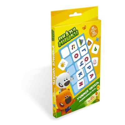 УЦЕНКА Обучающий набор «Учимся читать» МиМиМишки