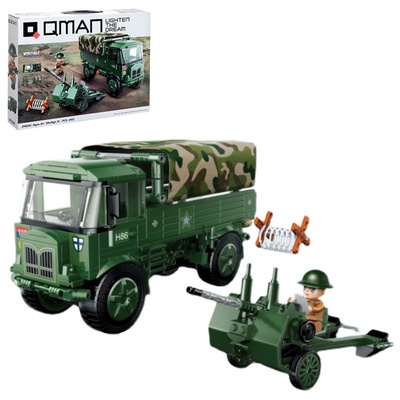 УЦЕНКА Конструктор Вторая мировая война "Артиллерийская батарея", 442 детали