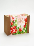 Гифтбокс с чаем, конфетами и еждневником "С 8 марта"  (артикул 10935289)  большой выбор товаров оптом и в розницу по низким ценам с доставкой