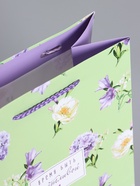 Пакет подарочный ламинированный «Нежный штрих», мятный с сиреневым, 18×22.3×10 см - фото 68977297