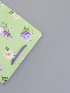 Пакет подарочный ламинированный «Нежный штрих», мятный с сиреневым, 18×22.3×10 см - фото 68977298