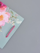 Пакет подарочный ламинированный «Цветочный комплимент», серый с розовым, 18×22.3×10 см - Фото 7