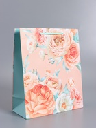 Пакет подарочный ламинированный «Чувства», 26×12×32 см - фото 68977407