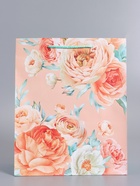 Пакет подарочный ламинированный «Чувства», 26×12×32 см - фото 68977408