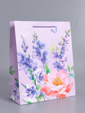 Пакет подарочный ламинированный «Самой лучшей», 26×12×32 см