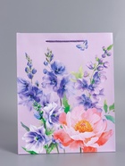 Пакет подарочный ламинированный «Самой лучшей», 26×12×32 см - фото 68977468