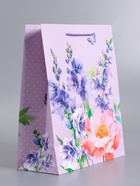 Пакет подарочный ламинированный «Самой лучшей», 26×12×32 см - фото 68977470