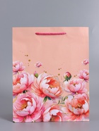 Пакет подарочный ламинированный «Прекрасной», 26×12×32 см - фото 68977479