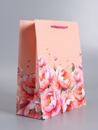 Пакет подарочный ламинированный «Прекрасной», 26×12×32 см - фото 68977482