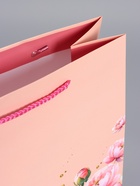 Пакет подарочный ламинированный «Прекрасной», 26×12×32 см - фото 68977483