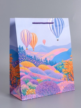 Пакет подарочный ламинированный «Летний вечер», 26×12×32 см