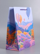 Пакет подарочный ламинированный «Летний вечер», 26×12×32 см - фото 68977500