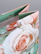 Пакет подарочный ламинированный «Цветочное признание», 26×12×32 см - фото 68977519