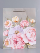 Пакет подарочный ламинированный «Нежность в цветах», 26×12×32 см - фото 68977522