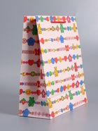 Пакет подарочный ламинированный «Бусы», 26×12×32 см - фото 68977566