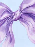 Пакет подарочный ламинированный «Сиреневый бант», 26×12×32 см - фото 68977571