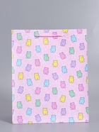 Пакет подарочный ламинированный «Мишки», 26×12×32 см - фото 68977588